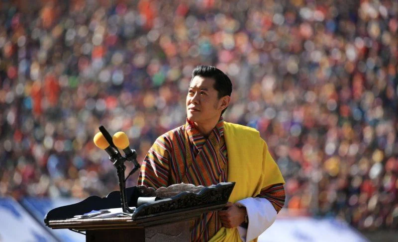 His Majesty representing Bhutan's guiding legacy of service.
